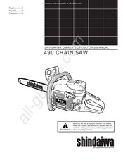 Shindaiwa 490 Manual Del Operador