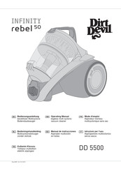 Dirt Devil INFINITY rebel 50 DD 5500 Manual De Instrucciones