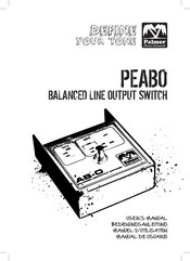 Palmer Peabo AB-O Manual De Usuario