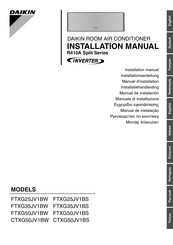 Daikin FTXG50JV1BS Manual De Instalación