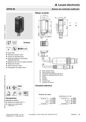 Leuze Electronic KRTM 3B Guia De Inicio Rapido