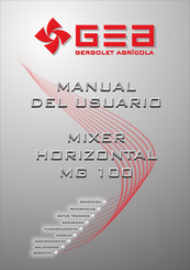 GEA MG 100 Manual Del Usuario