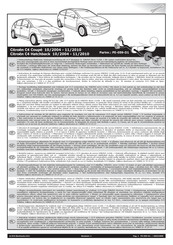 ECS Electronics PE-059-D1 Instrucciones De Montaje