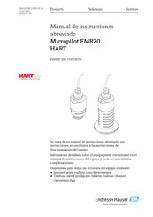 Endress+Hauser Micropilot FMR20 HART Manual De Instrucciones Abreviado