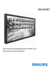 Philips BDL5545ET Manual Del Usuario