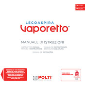 POLTI VAPORETTO LECOASPIRA FAV30 Manual De Instrucciones