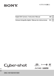 Sony Cyber-shot DSC-HX100 Manual De Instrucciones