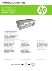 HP Deskjet D2400 Serie Guía De Referencia