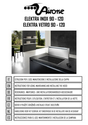 Airone ELEKTRA INOX 90 Instrucciones Para El Uso, Mantenimiento E Instalacion