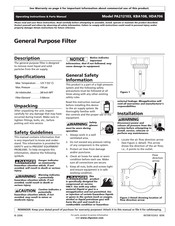 Campbell Hausfeld KBA108 Instrucciones De Funcionamiento Y Manual De Piezas