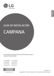 LG HCED3015D Guia De Instalacion