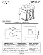 OVE ESSEX 31 Manual De Instalación