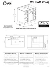 OVE WILLIAM 42 Manual De Instrucciones