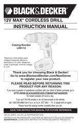 BLACK&DECKER LDX112 Manual De Instrucciones