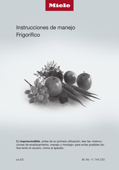 Miele K 7444 D Instrucciones De Manejo