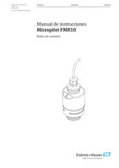 Endress+Hauser Micropilot FMR10 Manual De Instrucciones