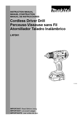 Makita LXFD01 Manual De Instrucciones