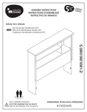 South Shore 10025445 Instructivo De Armado