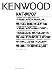 Kenwood KVT-M707 Manual De Instalación