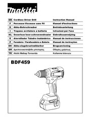 Makita BDF459 Manual De Instrucciones