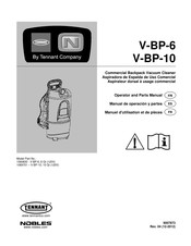 Tennant V-BP-10 Serie Manual De Operación Y Partes