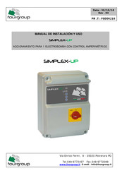 Fourgroup SIMPLEX-UP Manual De Instalacion Y Uso