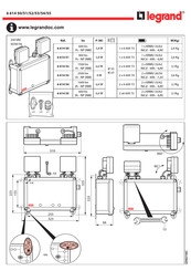 Legrand 6 614 50 Manual De Instrucciones