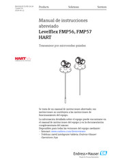 Endress+Hauser Levelflex FMP56 HART Manual De Instrucciones Abreviado