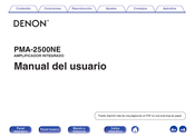 Denon PMA-2500NE Manual Del Usuario