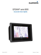 Garmin GPSMAP 8000 Serie Guia De Inicio Rapido