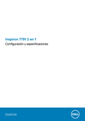 Dell Inspiron 7791 Configuración Y Especificaciones