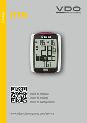 VDO Cyclecomputing M5 Manual Del Usuario