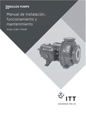 ITT GOULDS PUMPS 3198 Manual De Instalación, Funcionamiento Y Mantenimiento