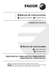 Fagor 3MWB-25BTCGX Manual De Instrucciones