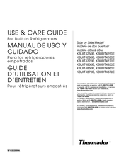 Thermador KBUDT4870E Manual De Uso Y Cuidado