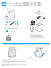 HP LaserJet E72825 Guía De Instalación Del Motor