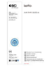 ISA isetta 6R LX Instrucciones De Uso Y Manutención