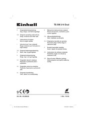 EINHELL TE-SM 216 Dual Manual De Instrucciones Original