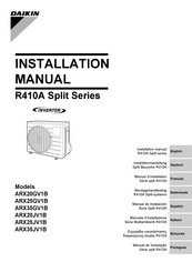 Daikin ARX20GV1B Manual De Instalación