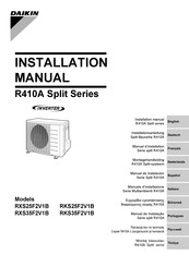 Daikin RKS25F2V1B Manual De Instalación