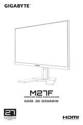 Gigabyte M27F Guía De Usuario