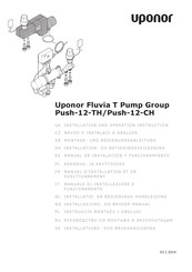 Uponor Fluvia T Push-12-TH Manual De Instalación Y Funcionamiento