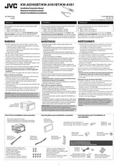 JVC KW-ADV65BT Manual De Instalación/Conexion