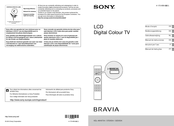 Sony Bravia KDL-37EX504 Manual De Instrucciones