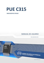 RADWAG PUE C315 Manual De Usuario