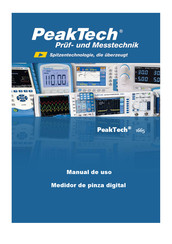 Peaktech 1665 Manual De Uso