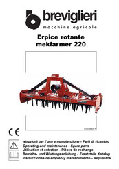 Breviglieri mekfarmer 220 Instrucciones De Empleo Y Mantenimiento