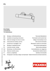 Franke F5LT2004 2030066498 Instrucciones De Montaje Y Servicio