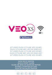 Fermax DUOX CITYLINE VEO XS WIFI Guía Inicio Rápida