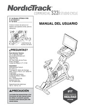 NordicTrack COMMERCIAL S21i STUDIO CYCLE Manual Del Usuario